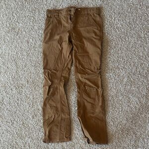 Men's Brown Carhartt Pants Straight Fit 31x32